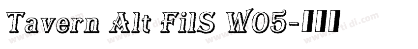 Tavern Alt FilS W05字体转换